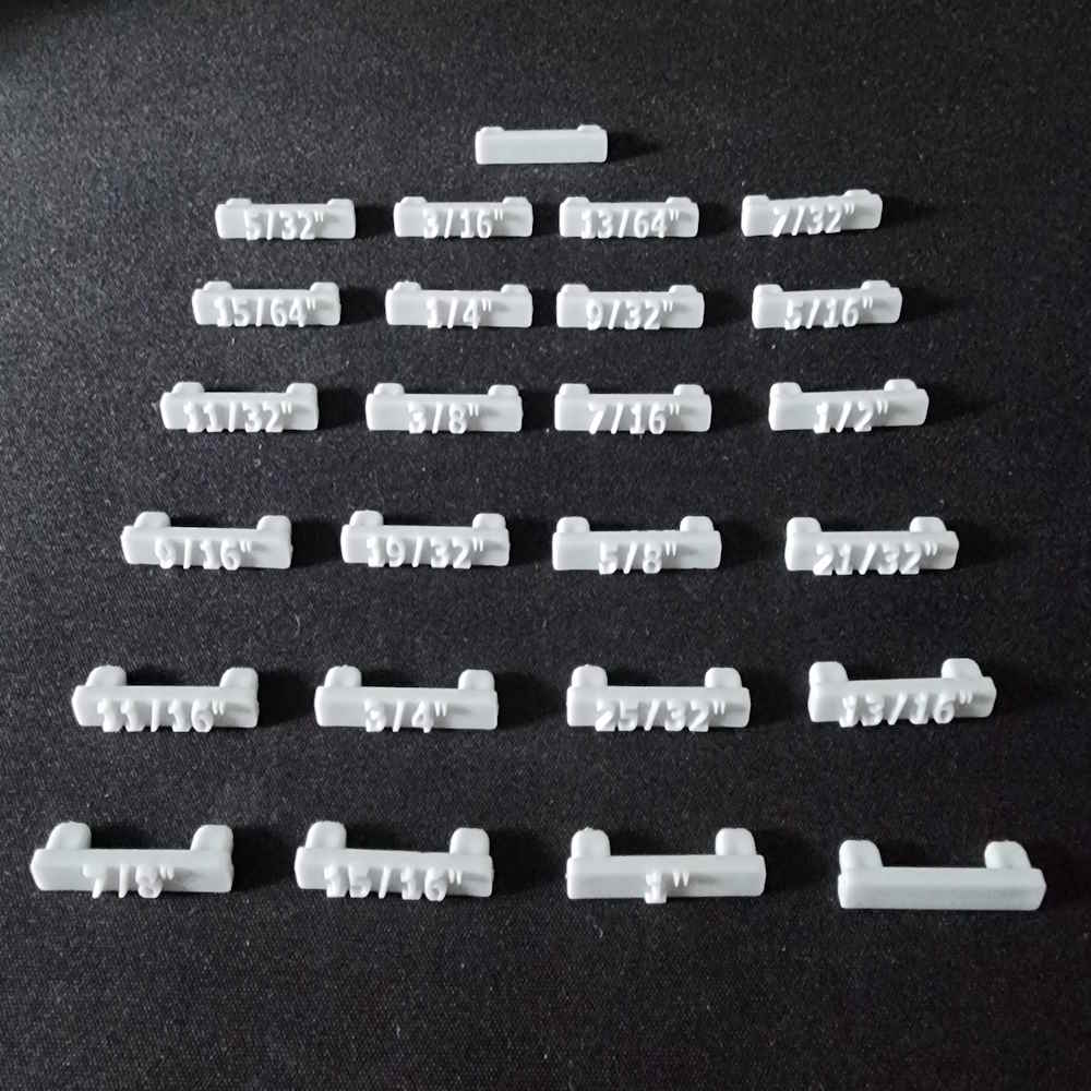 Wrench Size LabelsSAE For Toolbox ToolBox Widget AU