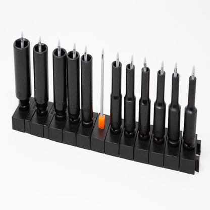 1/4" Socket Stems - SAE - Toolbox Widget USA Socket Organizer, Socket Organization, Toolbox Widget, Tool Box Widget, Tool Organization, Socket Holder, Socket Tray