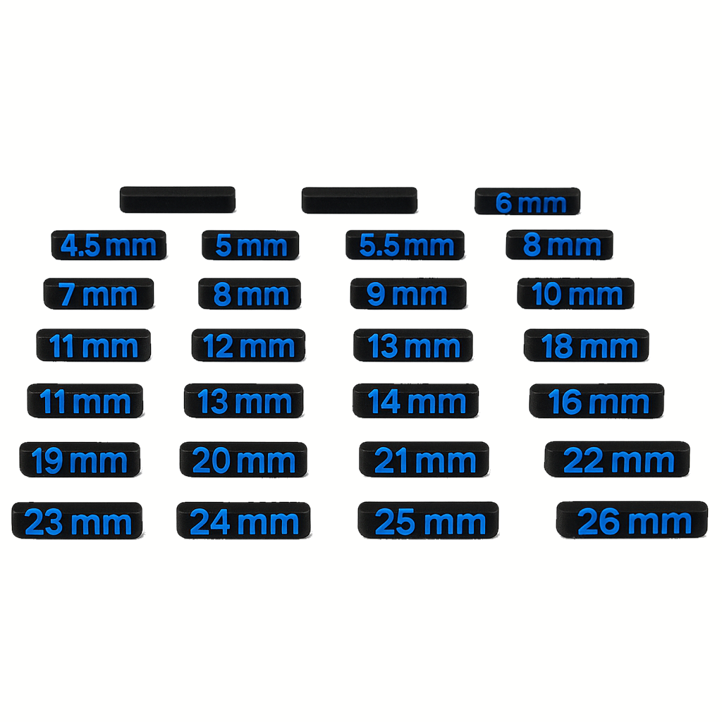 Wrench Size Labels - Metric (2.0)