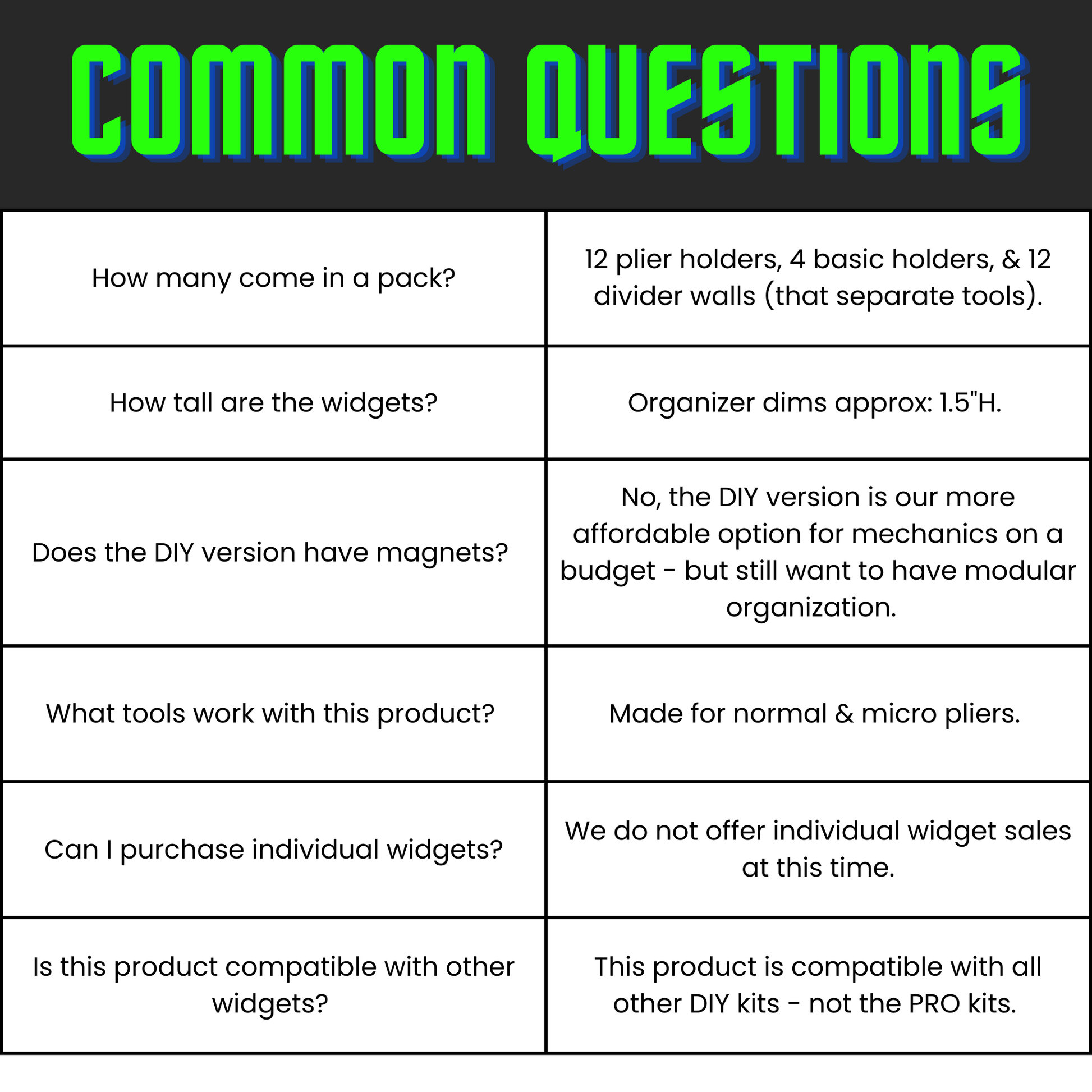 DIY - Plier Organizer - Toolbox Widget USA, Plier Organizer, Plier Organization, Toolbox Widget, Tool Box Widget, Tool Organization, Plier Holder