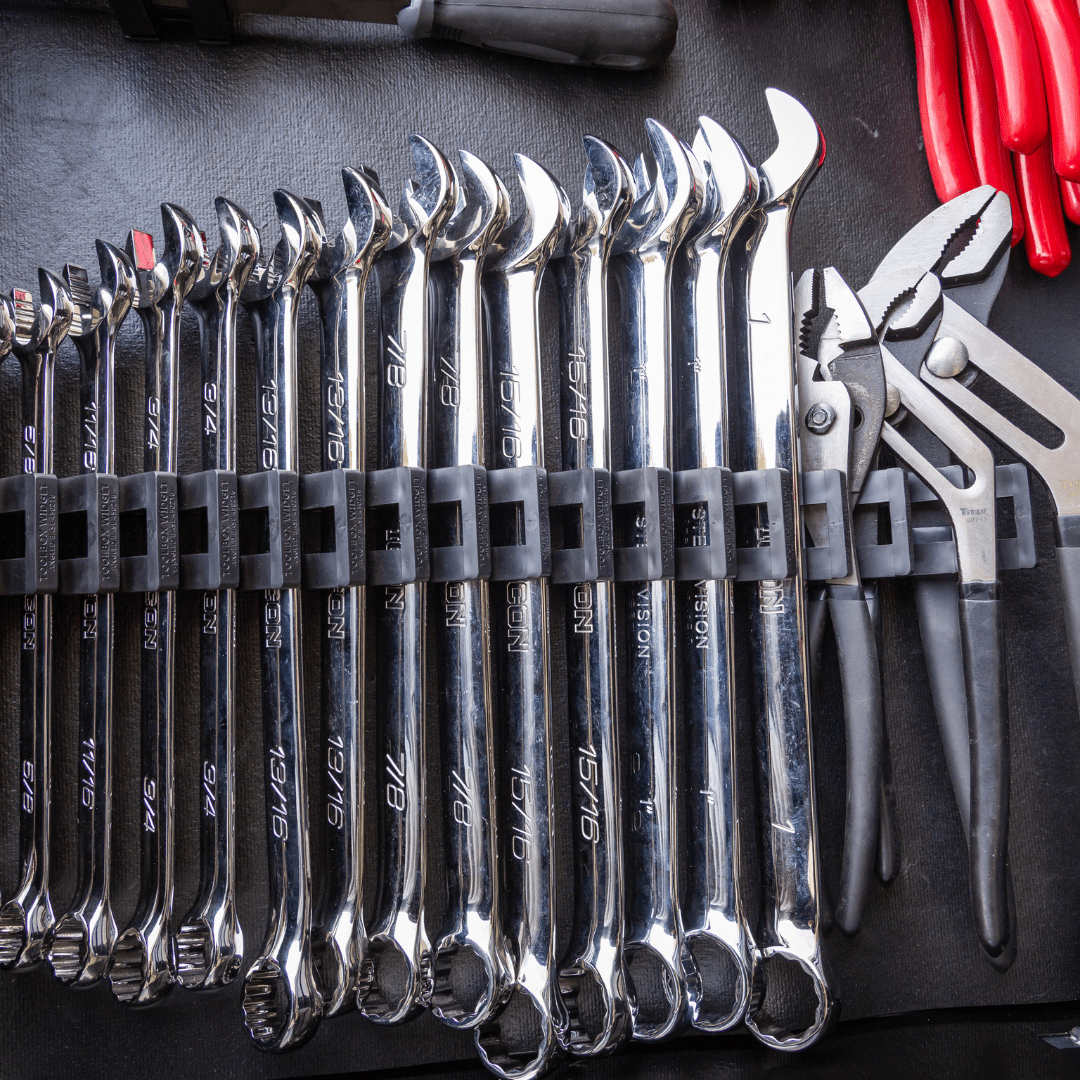 DIY - Universal Organizer Angled - Toolbox Widget USA, Wrench Organizer, Wrench Organization, Toolbox Widget, Tool Box Widget, Tool Organization, Wrench Holder