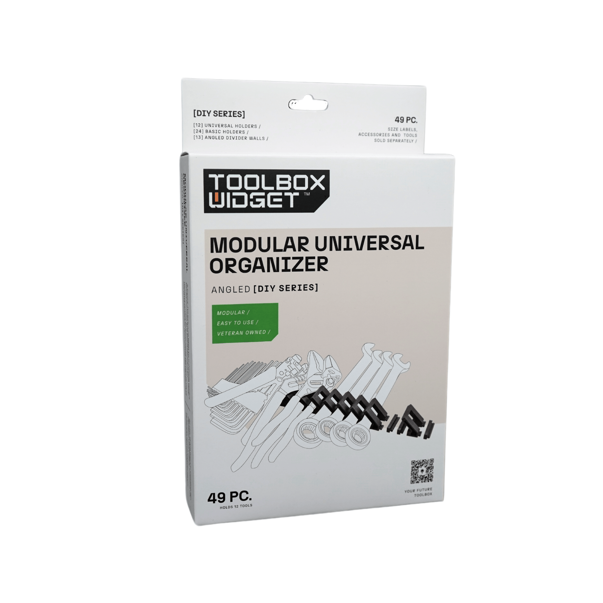 DIY - Universal Organizer Angled - Toolbox Widget USA, Wrench Organizer, Wrench Organization, Toolbox Widget, Tool Box Widget, Tool Organization, Wrench Holder