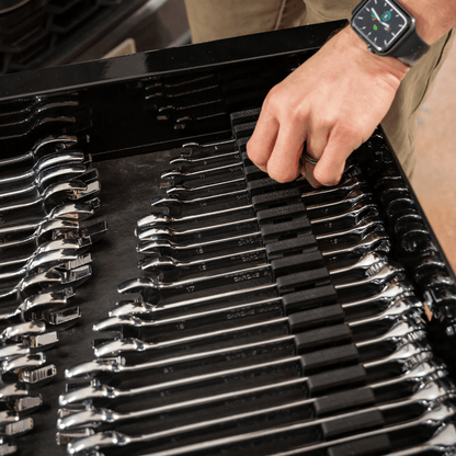 DIY - Wrench Organizer - Toolbox Widget Australia Wrench Organizer, Wrench Organization, Toolbox Widget, Tool Box Widget, Tool Organization, Wrench Holder