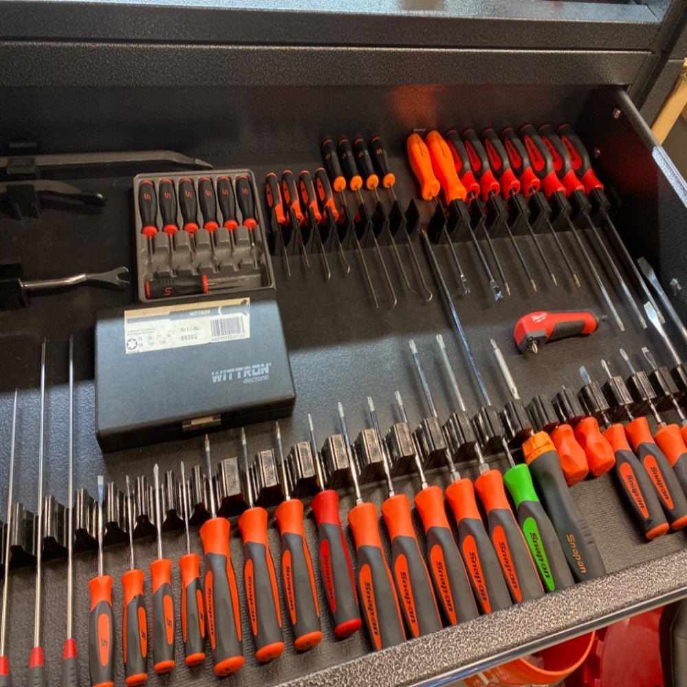 Pro - Screwdriver Organizers - Toolbox Widget Australia, Screwdriver Organizer, Screwdriver Organization, Toolbox Widget, Tool Box Widget, Tool Organization, Screwdriver Holder
