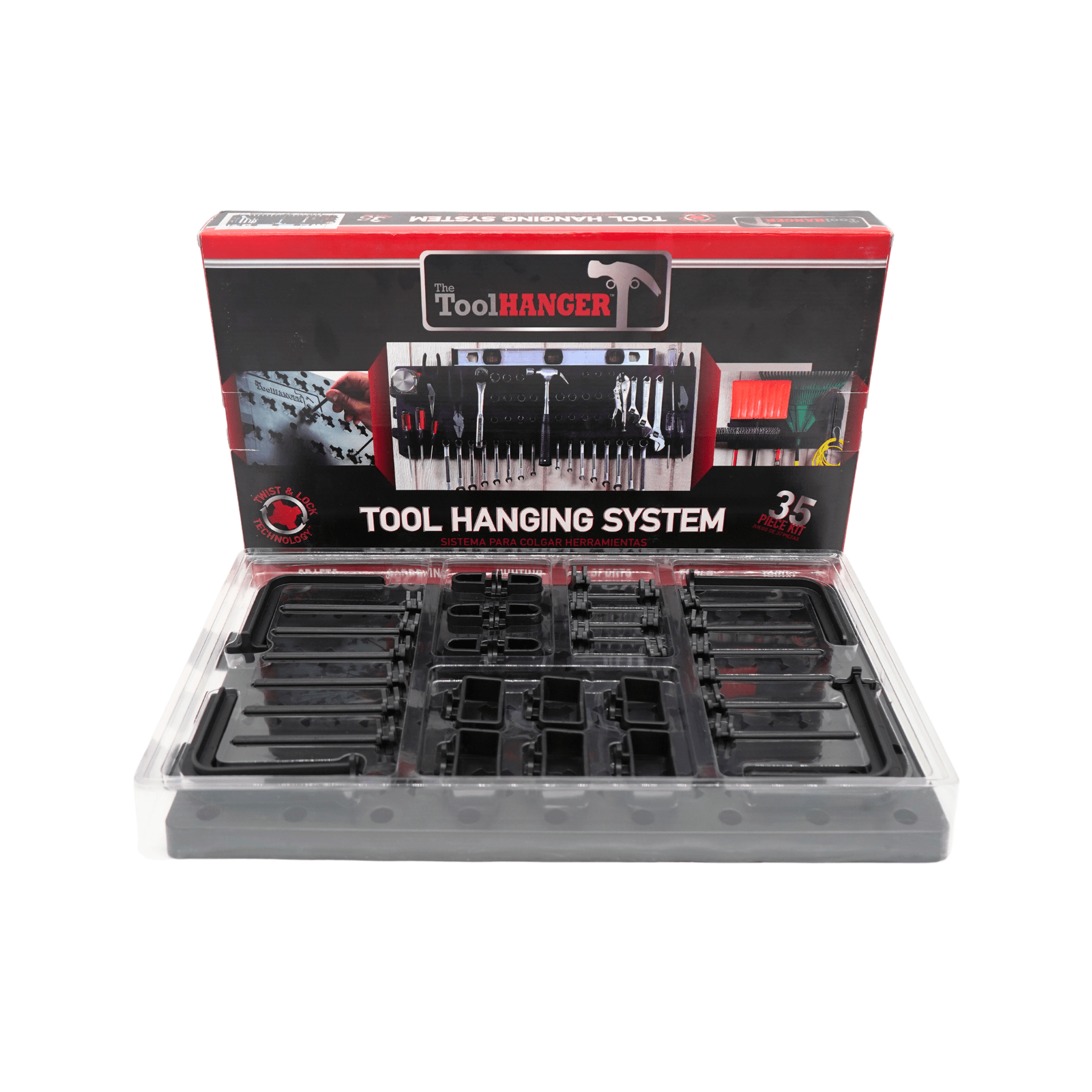 ToolHanger 35 Piece Set, Toolhanger, Tool Organizer, Tool Organization, Toolbox Widget, Tool Box Widget, Tool Organization, Tool Holder, Peg Board