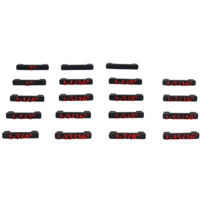 Wrench Size Labels - SAE+ (2.0) - Toolbox Widget Australia Wrench Organizer, Wrench Organization, Toolbox Widget, Tool Box Widget, Tool Organization, Wrench Holder