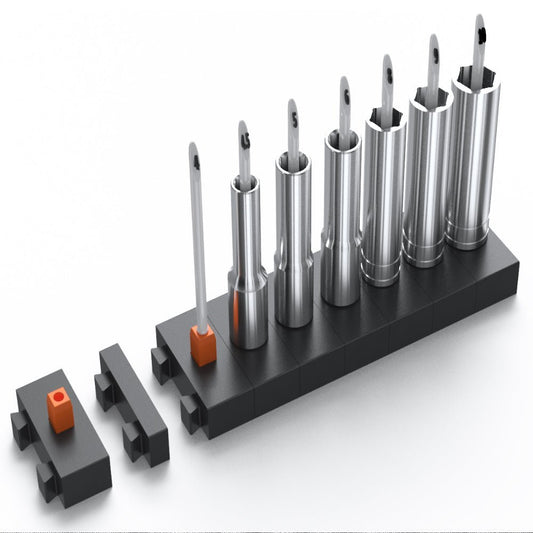 Pro - 1/4" Socket Organizers - Toolbox Widget Australia Socket Organizer, Socket Organization, Toolbox Widget, Tool Box Widget,  Tool Organization, Socket Holder, Socket Tray