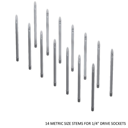 1/4" Socket Stems - Metric - ToolBox Widget AU