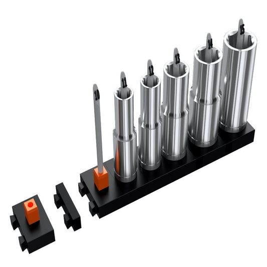 3/8" Socket Organizers - Toolbox Widget Australia Socket Organizer, Socket Organization, Toolbox Widget, Tool Box Widget, Tool Organization, Socket Holder, Socket Tray