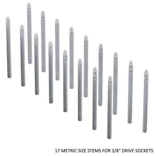 3/8" Socket Stems - Metric - ToolBox Widget AU