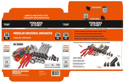 DIY Universal Organizer - Angled - Toolbox Widget USA
