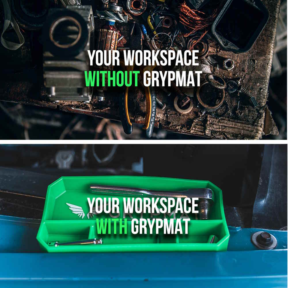Grypmat Plus - TRIO - Toolbox Widget Australia, Grypmat, Grip mat, Tool Mat, Toolbox Widget, Tool Box Widget, Non-slip, Tool caddy, Tool tote