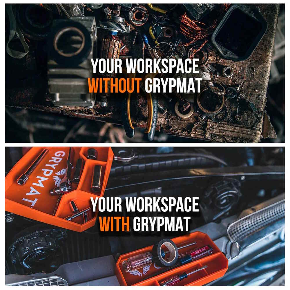 Grypmat Plus - TRIO - Toolbox Widget Australia, Grypmat, Grip mat, Tool Mat, Toolbox Widget, Tool Box Widget, Non-slip, Tool caddy, Tool tote