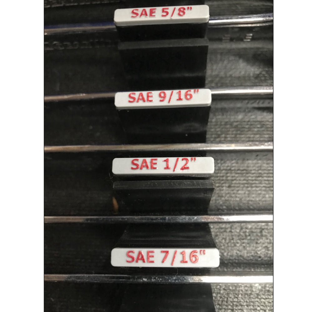 Wrench Size Labels - SAE (2.0) - Toolbox Widget CA
